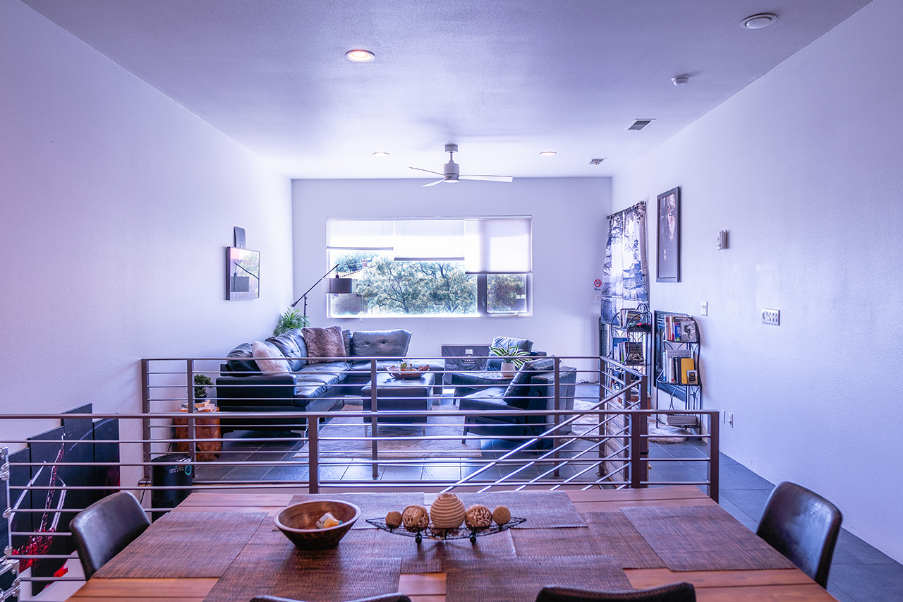Inside of townhouse